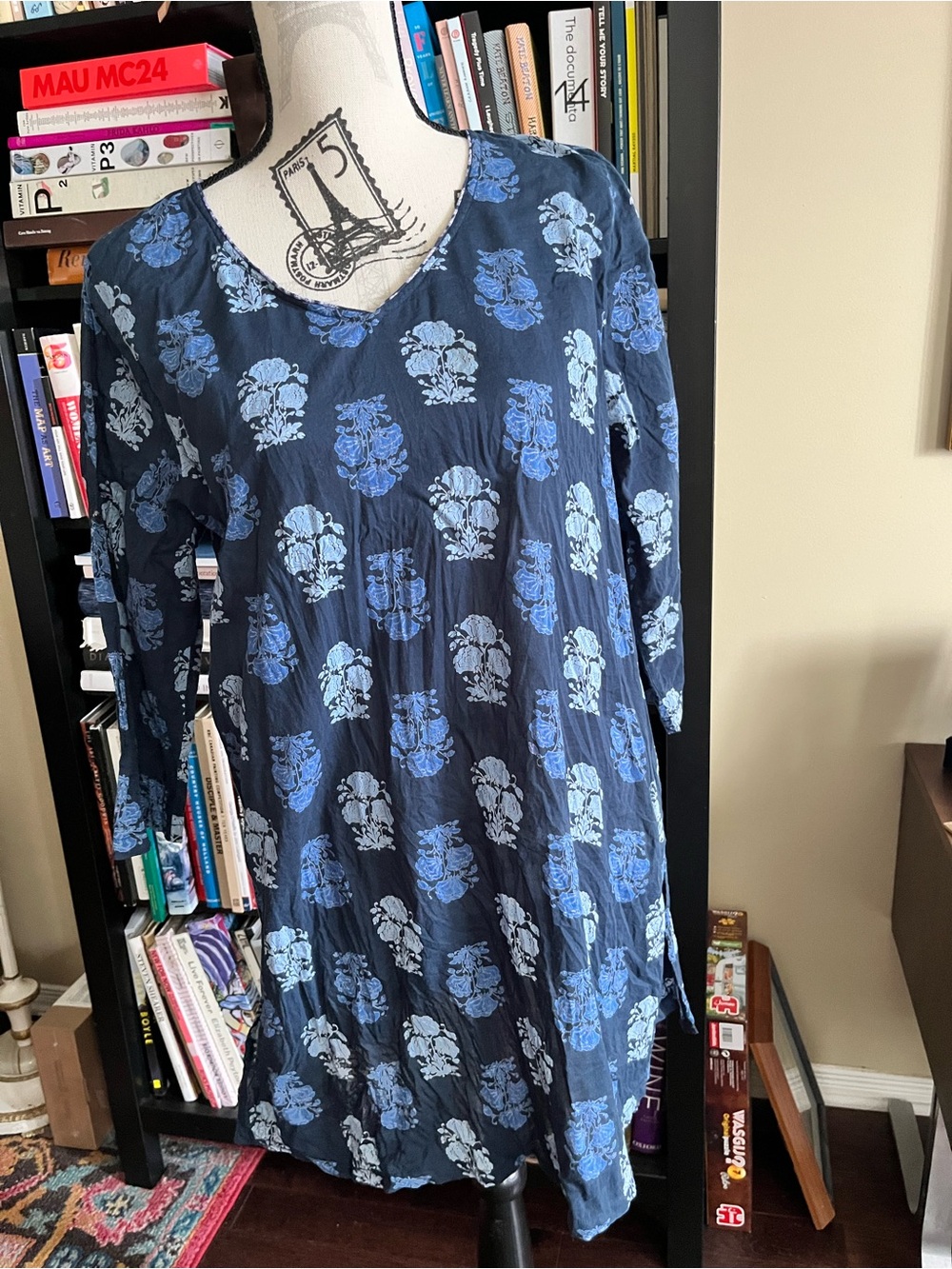 April Cornel Floral V-Neck Women's Tunic Top
